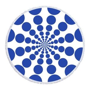 Mandala High Quality Round Beach Towel